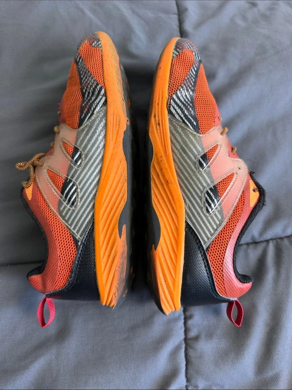 Agility peak KDS SIZE 3M Merrell Kids Orange and Black Trail Sneakers